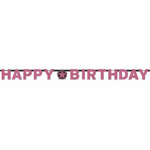 Picture of PINK CELEBRATION LETTER BANNER - 2.13M